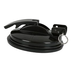Vacuum Cup for Awning Attachment 14×11.5×4 cm D-Buckle Design Smooth Mount