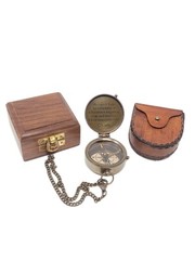PERSONALIZED COMPASS, Nautical Compass, Engraved Compass, Pouch or Box option