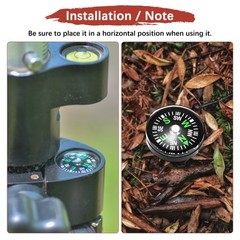 20mm Mini Compass [10PCS] – Pocket Oil Filled Small Compass Bulk – [Black]