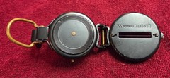 Vintage Working LENSATIC Engineer Compass – 2″ Made in Japan