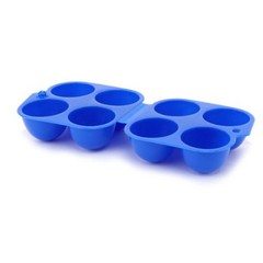Portable Camping Egg Container 4 Slot Lightweight PP with Carry Handle