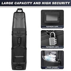 Premium Soft-Padded Golf Travel Bags for Airlines – Travel Hard Case Bag Only