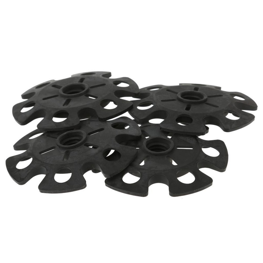 4pcs Replacement Rubber Baskets for Snow Shoes Trekking Poles Hiking Sticks