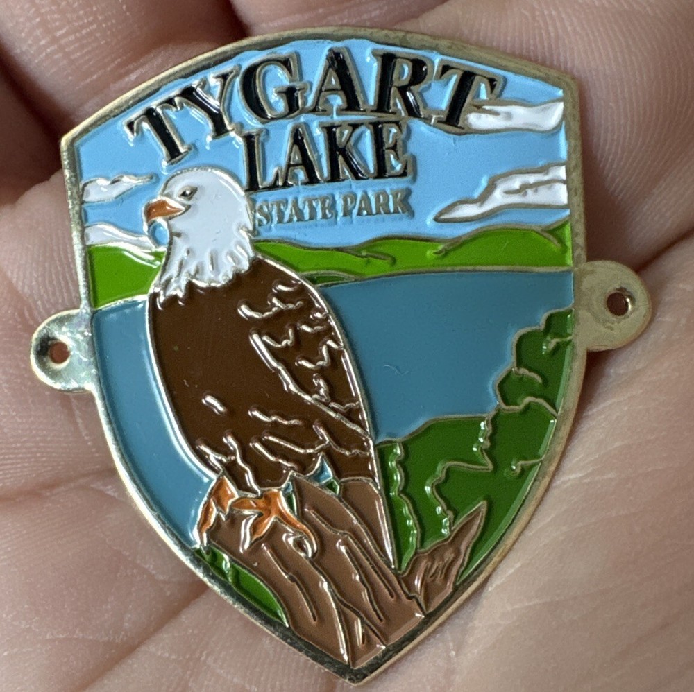 Tygart Lake Eagle State Park West Virginia Hiking Staff Stick Medallion NEW WV