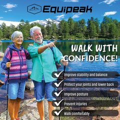 Hiking Poles Collapsible Lightweight & Adjustable – Quick Lock Foldable Trekking