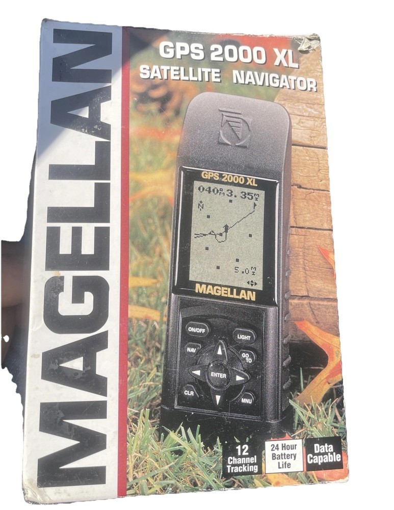 Magellan GPS 2000 XL Handheld Fishing/Hunting/Hiking Satellite Navigator+Manual