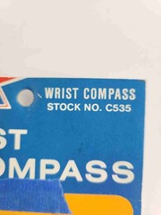 Vintage SafeSport Denver Wrist Compass Liquid Filled Model C535 NEW