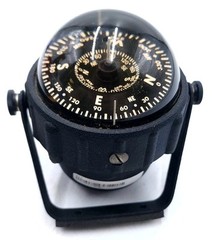 YCM Marine Navigation Compass Black 045 Japan w/ Mounting Bracket