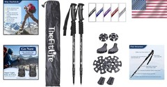 Ergonomic Nordic Walking Trekking Poles – Collapsible, Durable, Easy Adjusting