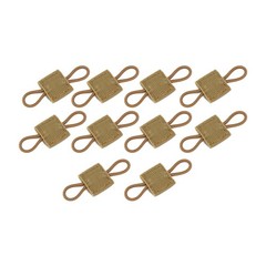 10Pcs Tactical Molle System Backpack Attachment PTT Antenna Binding Buckle