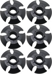 6 Pack Rubber Trekking Pole Mud Snow Baskets for Ski & Hiking Poles