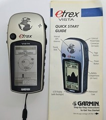 Garmin eTrex Vista GPS Manual & Case