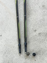 Set of Go Fit Folding Trekking Poles 110-125CM … 2A
