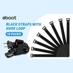 Secure 20x250mm Nylon Cable Straps for Bike Bicycle Pushchair Camping 10 pcs