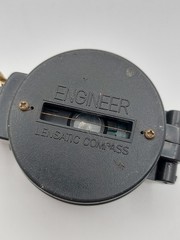 Vintage Engineer Lensatic Compass Made In Taiwan Tested And Works B20