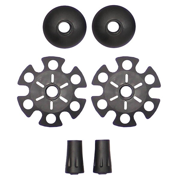 Spare parts set for MFH trekking poles rubber buffer plate hiking Nordic walking