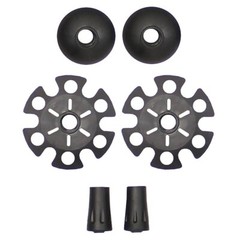 Spare parts set for MFH trekking poles rubber buffer plate hiking Nordic walking