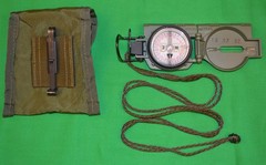 Cammenga Model 3H USGI Military Issue Tritium Lensatic Compass USA Made – OD #1
