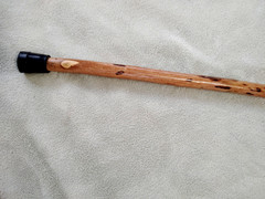 Vintage Hickory Walking Stick 54″ Rubber Tip National Geographic NEW 2000