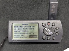 Vintage Garmin GPS III Plus Personal Navigator Tested Works Box Manual 1998