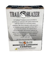 Vintage InspiredTrail Blazer Heritage Lensatic Compass Navigation Tool set of 2