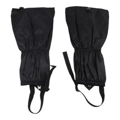 Adjustable Hiking Gaiters Boot Cover Anti Slip Elastic Middle Cord 135g