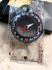 🥾 NIB AceCamp Map Compass – Built in Magnifier – Liquid Filled 🥾