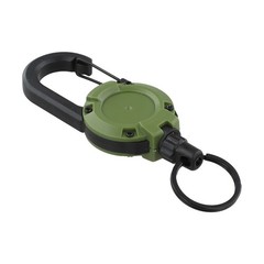 60cm Retractable Keychain with Spring Hook for Secure Attachment
