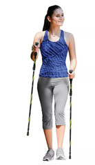 GoFit GF-WLKP GoTrek Trekking Poles, Pair