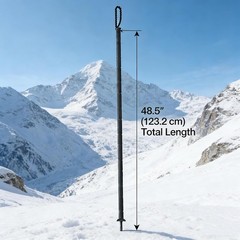 Aluminum Collapsible Trekking Pole with Extra-Thick Grip, 2 Pack