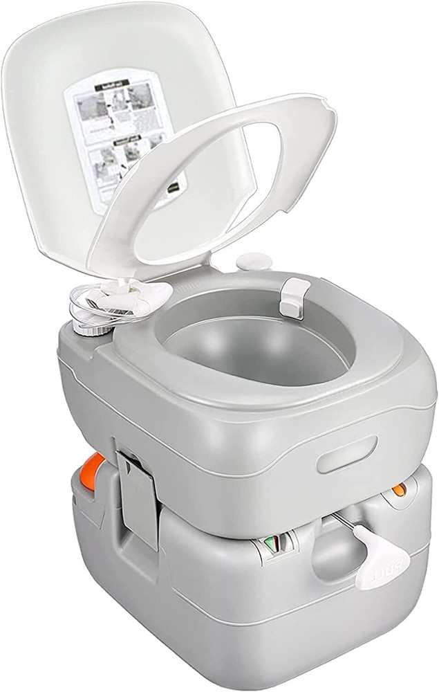 SereneLife SLCATL360 Portable Toilet 22L With Carry Bag+Spray