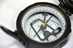 Working Brass Brunton Pocket Transit Compass with Leather Case Brunton Compass