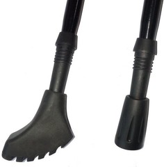 4-Pair Replacement Rubber Tips Set for Trekking Poles – Shock-Absorbing Design