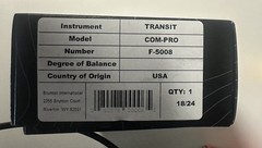 Brunton COM-PRO Transit Compass (Model F-5008) 130 year special