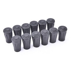 12 X Protector Tip End Cap Head For Hammers Trekking Pole Hiking Stick Cane