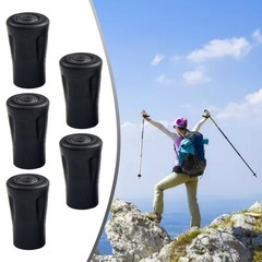 High Quality Trekking Pole Tip Cap 5pcs End Cap for Enhanced Stability