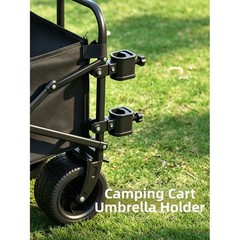 Umbrella Holder Bracket for Camping Cart Fits Round Square Frame 15mm 20mm 22mm