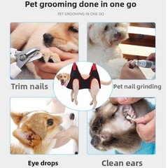 Pet Grooming Table Hanging Bag with 2 Hooks Easy to Hang and Remove at Home