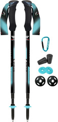 Compact 4 Trekking Poles – 6.0 Oz Ultralight, Backpacking, Thru Hiking Poles, Ad