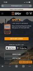 SPOT X with Bluetooth GPS Satellite Messenger SOS Orange Black Hiking