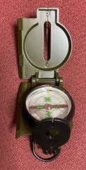 US Military Style Hunter Green Lensatic Compass – New