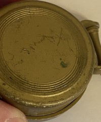 Vintage Lensatic Engineer Directional Compass Brass/Military? Liquid Filled Edge