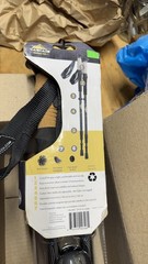NEW! Cascade Mountain Tech 100% Carbon Fiber Quick Lock Trekking Poles Cork Grip