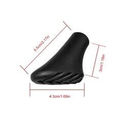 10 Reinforced Rubber Tip End Cap Hammers Trekking Pole Hiking Walking Stick Cane