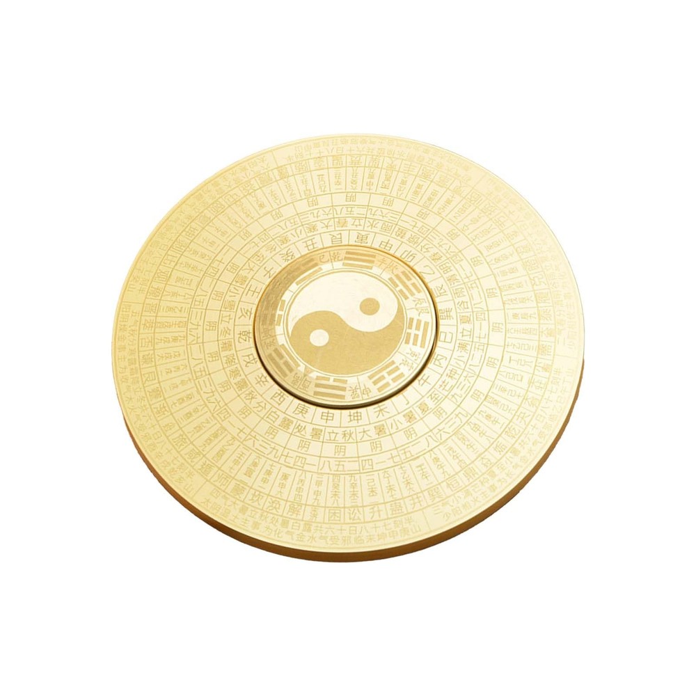 Mini Rotation Compass Feng Shui Amulet Ornament Good Luck Charms Chinese Deco…