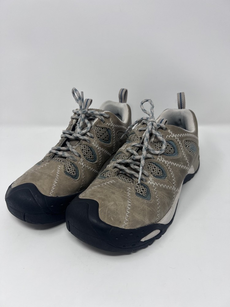Keen Genoa Peak hiking shoes Size 7 brown nubuck leather