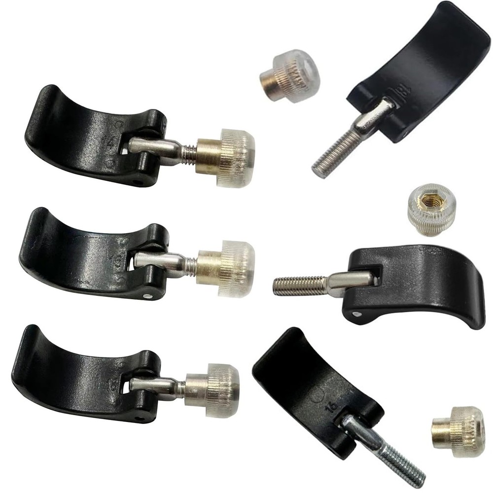 6 Pack Trikking Poles Clamp Replacement External Quick Flip Lock Fastener Buckle