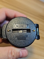 Vintage Lensatic Compass Engineer with Original Box Japan Model No. 70372/550