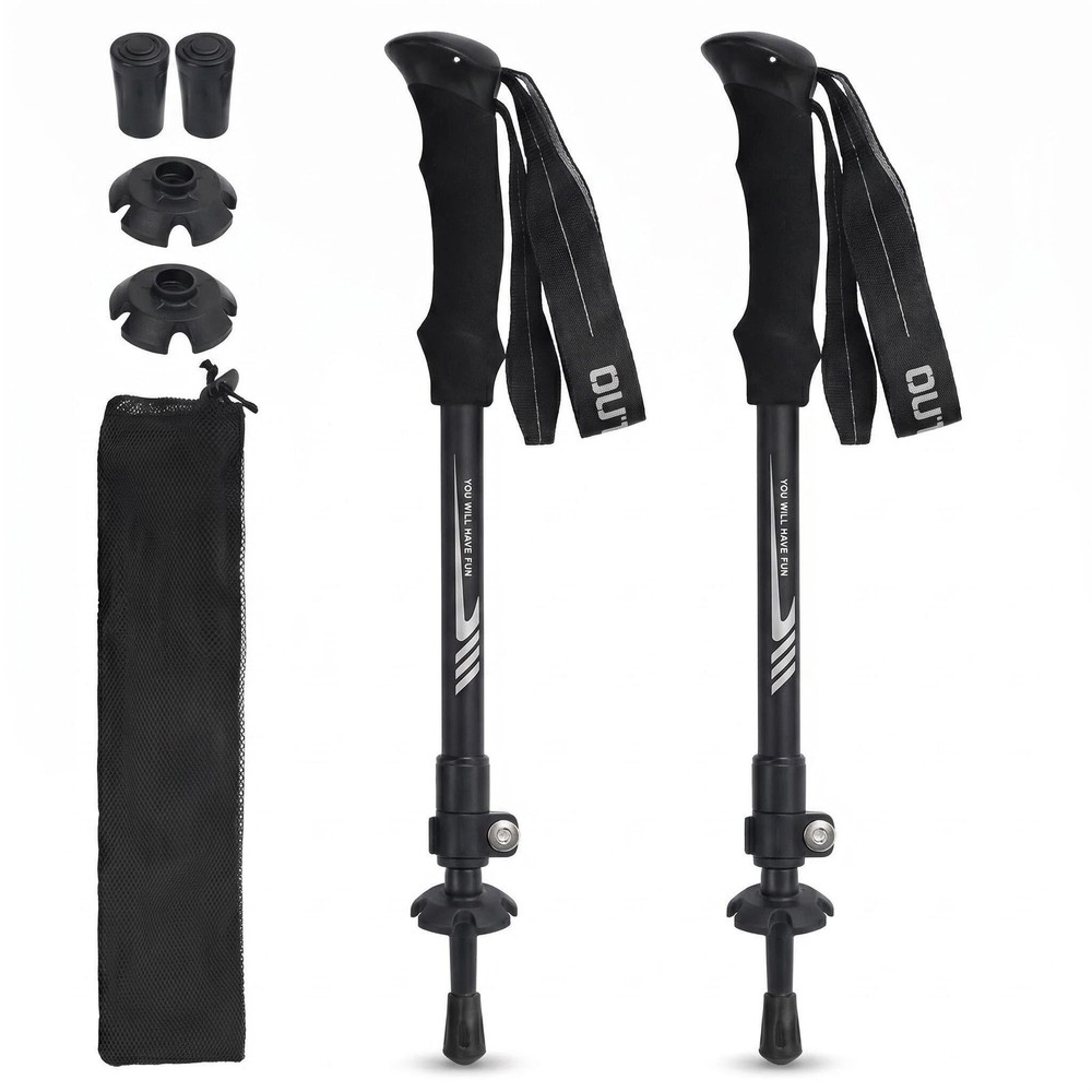 Folding Hiking Poles, Lightweight 7075 Aluminum Alloy Mountain Tech Trekking …