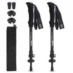 Folding Hiking Poles, Lightweight 7075 Aluminum Alloy Mountain Tech Trekking …